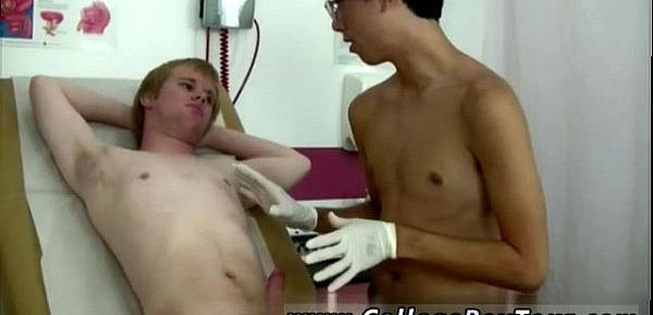  Medical exam men movies clips gay first time Streams of his glue were
